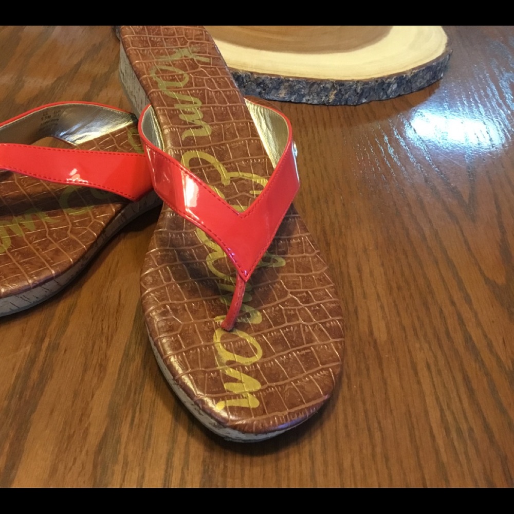 Sam Edelman Tanya Red Super cute Sandals EUC
